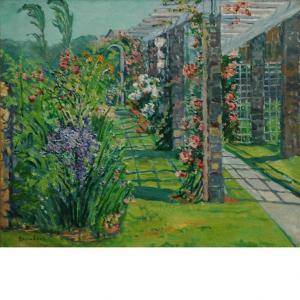 BRUMBACK Louise Upton 1872-1929,The Flower Trellis,William Doyle US 2013-02-06