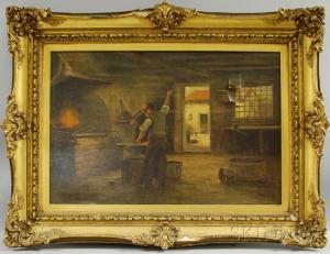 BRUMENT Albert 1905,The Blacksmith's Studio,Skinner US 2012-04-11
