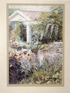 BRUMMELL SMITH Tony,Poppies and other Flowers beside a Glass Conservat,1985,Tennant's 2009-04-02