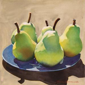 BRUMUND MARIE 1948,Pears,2004,Clars Auction Gallery US 2018-11-17