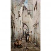 BRUN Charles Guillaume 1825-1908,UNE RUE À CONSTANTINE,Sotheby's GB 2007-10-24