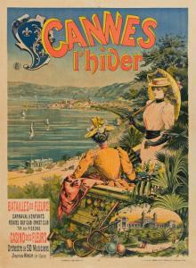 BRUN Emmanuel,Cannes l'Hiver,1892,Swann Galleries US 2021-01-28