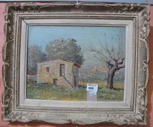 BRUN Harald 1873-1927,An Italianate landscape with cottage,Peter Francis GB 2016-09-21