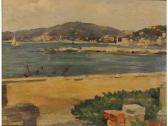 BRUN Jeanne 1900-2000,Bord de Plage en Méditerranée,Geoffroy-Bequet FR 2009-07-04