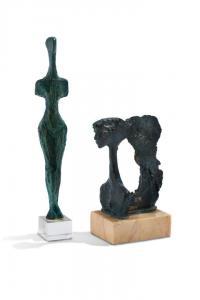 BRUN Pierre 1915,Réunion de deux sculptures Vénus debout et Femme,Aguttes FR 2024-01-17