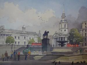 BRUNDLE Kenneth A,a view from Trafalgar Square of St Martin in the F,Criterion GB 2020-01-27