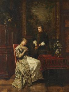 BRUNERY Francois 1849-1926,La dichiarazione d'amore,Capitolium Art Casa d'Aste IT 2023-10-17