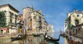 BRUNERY Francois 1849-1926,View of a Venetian Canal,1881,Lempertz DE 2017-05-20