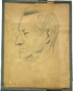 BRUNET Émile 1899-1977,Retrato,1933,Bonanova ES 2012-07-12