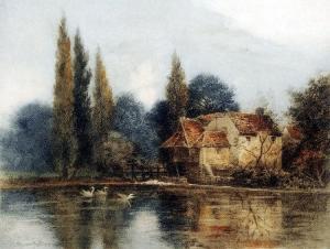 BRUNET DEBAINES Alfred Louis 1845-1939,The Mill,Rowley Fine Art Auctioneers GB 2015-09-16