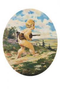 BRUNNER Antonin 1881-1958,Young Fiddler,Palais Dorotheum AT 2018-05-26