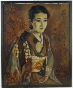 BRUNNER Elizabeth,Portrait of a Japanese woman,Burstow and Hewett GB 2016-01-27