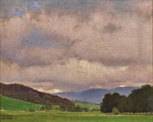 BRUNNER Ferdinand 1870-1945,Landschaft in Niederösterreich,Palais Dorotheum AT 2023-12-21