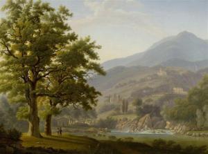 BRUNNER SALOMON 1778-1848,Italian scene,1832,Galerie Koller CH 2013-03-18