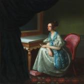 BRUNNICH Morten Thrane 1805-1861,A young lady,1839,Bruun Rasmussen DK 2013-04-15
