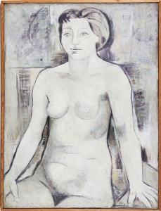 BRUSAMOLINO Gianni 1928-2021,Nudo,1956,Capitolium Art Casa d'Aste IT 2016-03-01