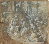 BRUSASORZI Domenico Riccio 1516-1567,The Adoration of the Magi,Christie's GB 2004-07-06