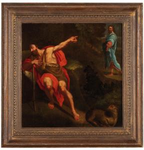 Brusco Paolo Gerolamo 1742-1820,Gesù e San Giovanni Battista,Wannenes Art Auctions IT 2021-03-18