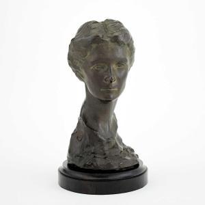 BRUSH Gerome 1888-1954,Head of a Woman,William Doyle US 2023-12-20