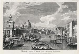 BRUSTOLON Giovan Battista 1712-1796,Canalis majoris caput qua Venetis ingreditur (,Galerie Bassenge 2023-06-07