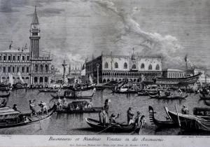 BRUSTOLON Giovan Battista 1712-1796,FOUR VIEW OF VENICE,Lawrences GB 2019-01-18