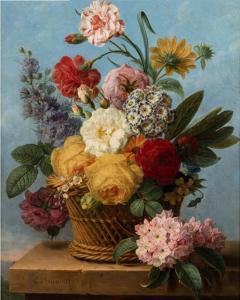BRUYERE Élise Lebarbier 1776-1842,Still life with flowers,Matsa IL 2018-12-19