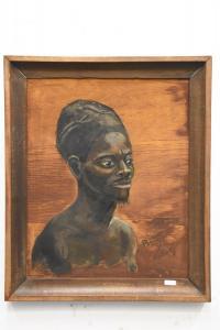 BRUYERE BLONDIAU Renée 1897-1967,Portrait africain,Rops BE 2021-06-06