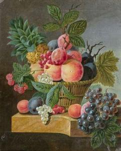 BRUYN Johannes Cornelis 1800-1844,Nature morte au panier de fruits,Beaussant-Lefèvre FR 2021-10-22