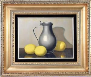 BRUYNESTEYN Nicolaas 1893-1950,Still life Lemons,Hood Bill & Sons US 2022-04-05