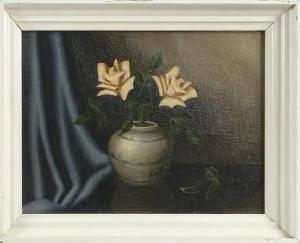BRUYNESTEYN Nicolaas 1893-1950,Still life of roses in a ginger jar,Eldred's US 2021-12-02
