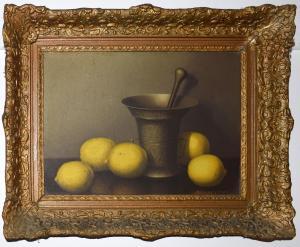 BRUYNESTEYN Nicolaas 1893-1950,Still Life study of lemons with,Keys GB 2020-06-19