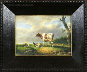 BRYAN C.H 1800,Vache et Mouton,Galerie Moderne BE 2016-01-19