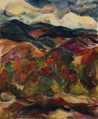 BRYANS Lyna 1909-2000,Landscape,1960,Menzies Art Brands AU 2006-09-13