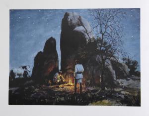 BRYERS Duane 1911-2012,APACHE FIRE LIGHT,1979,Ro Gallery US 2024-01-01
