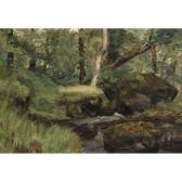 BRYMNER William 1855-1925,FOREST INTERIOR,Joyner CA 2010-11-23