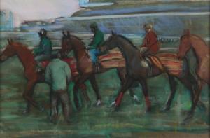 BRYSON Hilary 1900-1900,BEFORE THE START,1997,Ross's Auctioneers and values IE 2023-06-14