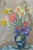 BRZESKA CIEŚLIŃSKA Halina 1923-2004,Kwiaty w wazonie  Imieninowy bukiet,Rempex PL 2016-08-24