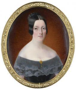 BRZEZINSKI Leon, Leo 1809-1865,Joséphine-Elisabeth Le François,1844,Galerie Bassenge DE 2017-12-01