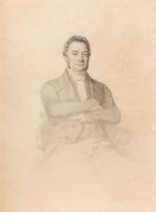 BRZEZINSKI Leon, Leo 1809-1865,Portret mężczyzny,1847,Desa Unicum PL 2022-07-13