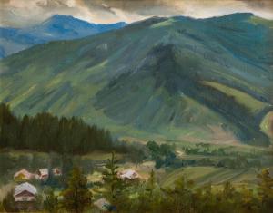 BRZOZOWSKI Kazimierz 1871-1945,Tatra Mountains landscape,1942,Desa Unicum PL 2020-01-23