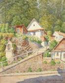 BUBENICEK Jindrich 1856-1935,In a Village,1933,Palais Dorotheum AT 2011-03-12