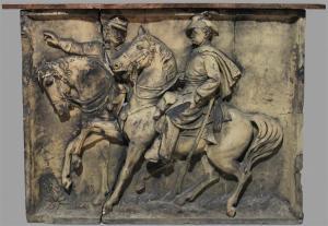 BUBERL CASPAR 1834-1898,UNION GENERAL TERRACOTTA RELIEF FOR THE OLD PENSIO,Potomack US 2019-02-02
