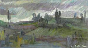 BUCATARU Gh 1938-2000,Landscape,1982,Alis Auction RO 2009-03-28