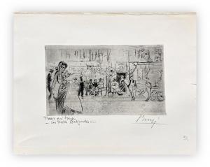 BUCCI Anselmo,Paris qui bouge. Les tristes Batignolles,1909,Borromeo Studio d'Arte 2024-03-19