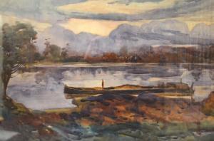 BUCHANAN A,'Sunset on the River Colur',1906,Andrew Smith and Son GB 2014-03-25