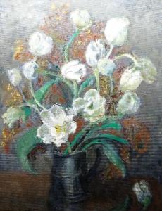 BUCHANAN E. Oughtred 1883-1975,Still Life of Flowers,Shapes Auctioneers & Valuers GB 2017-05-06