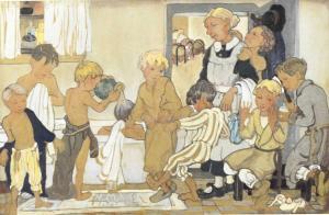 BUCHANAN Elspeth 1915-2011,The Bath,Halls GB 2024-02-07