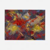BUCHANAN William Cross,Red and Yellow Abstraction,1957,Rago Arts and Auction Center 2022-06-03