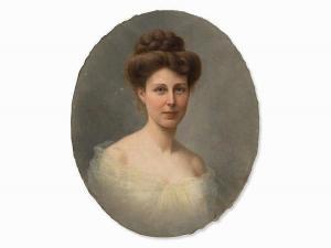 BUCHNER Carl 1821-1918,Portrait of a Lady,Auctionata DE 2016-05-19