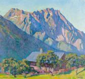 BUCHS Raymond 1878-1958,"La Hochmatt, Vue de Bellegarde".,Dobiaschofsky CH 2006-05-01